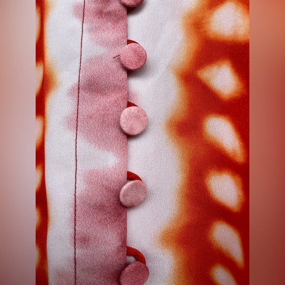 ALTUZARRA
Penelope Dyed Gradient Asymmetric Midi-Dress SIZE 46/16 - Picture 6 of 17